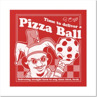 Pizza Ball Posters and Art